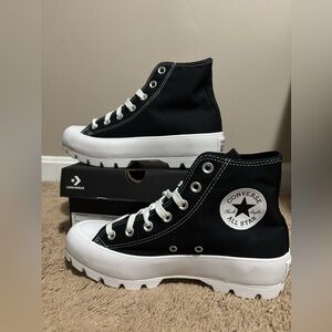 Converse Black and White Rugged High-Tops